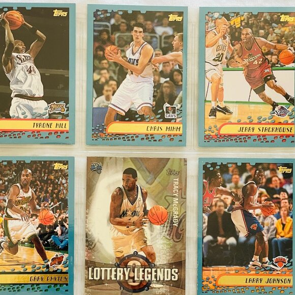 Lot of 9 BASKETBALL SPORTS CARDS. - Picture 2 of 8